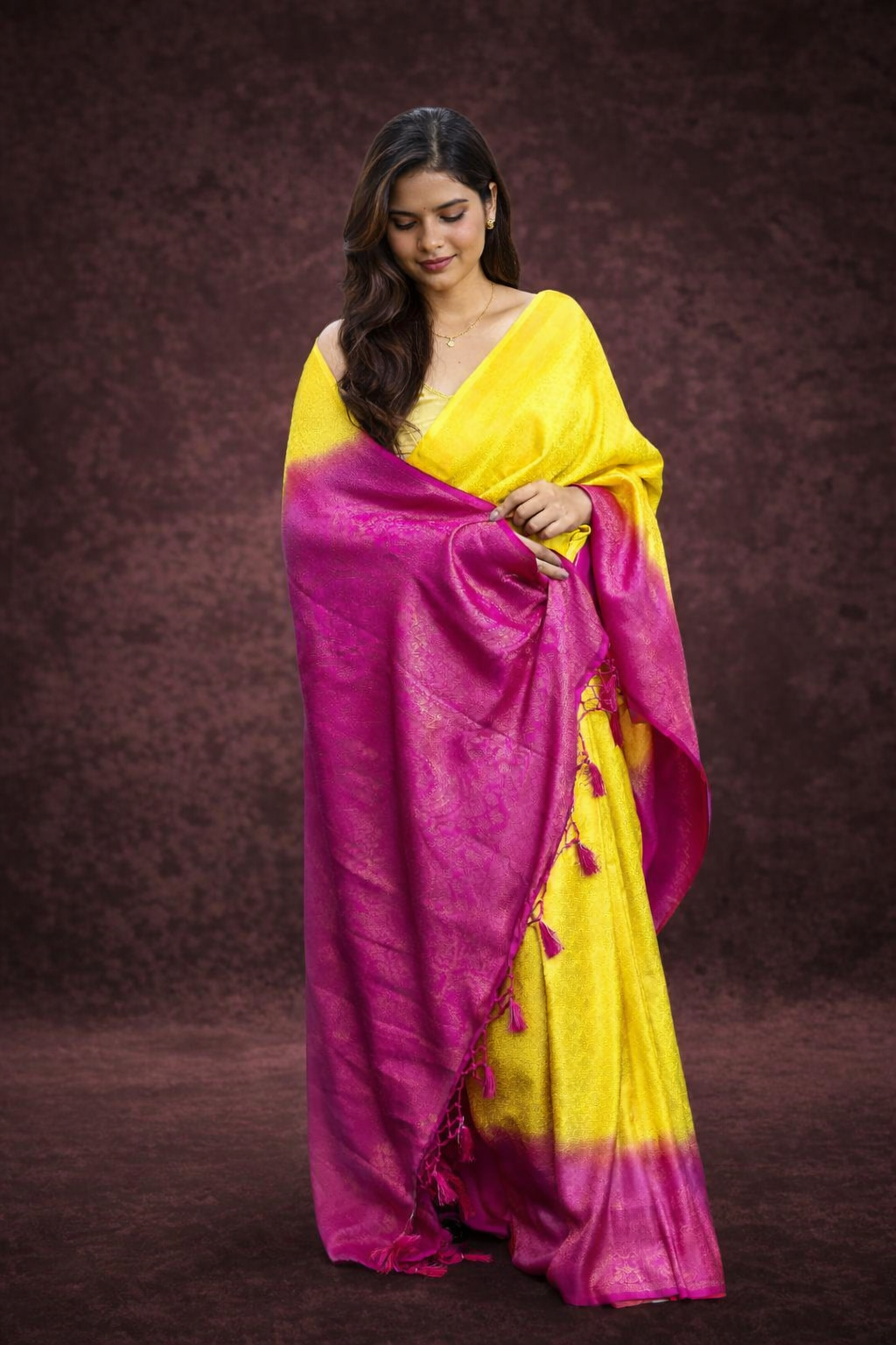 Sunrise Rani Silk Saree