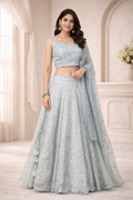 Celeste Bloom Embroidered Lehenga Set